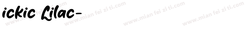 ickic Lilac字体转换